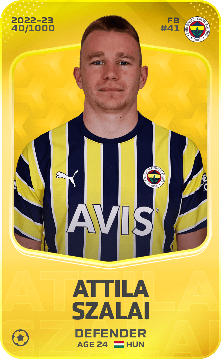Attila Szalai 2022-23 • Limited 40/1000