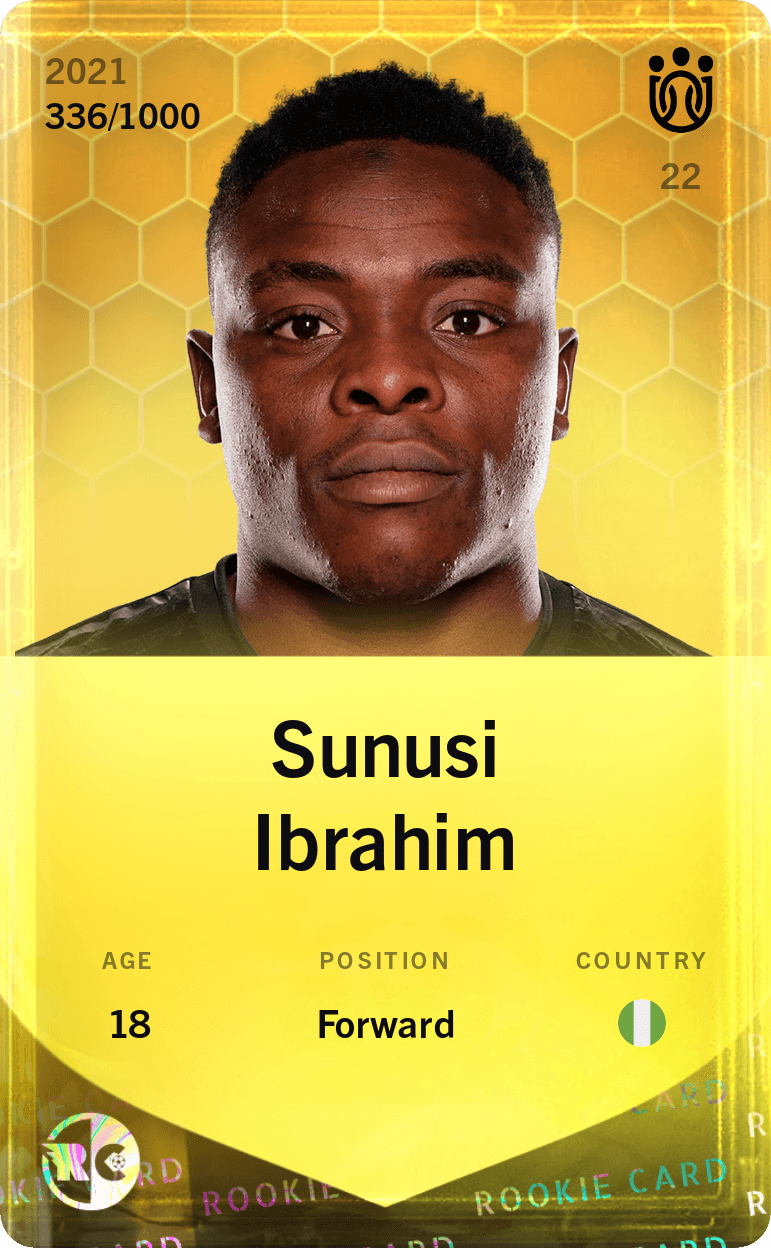 Sunusi Ibrahim 2021-22 • Limited 336/1000