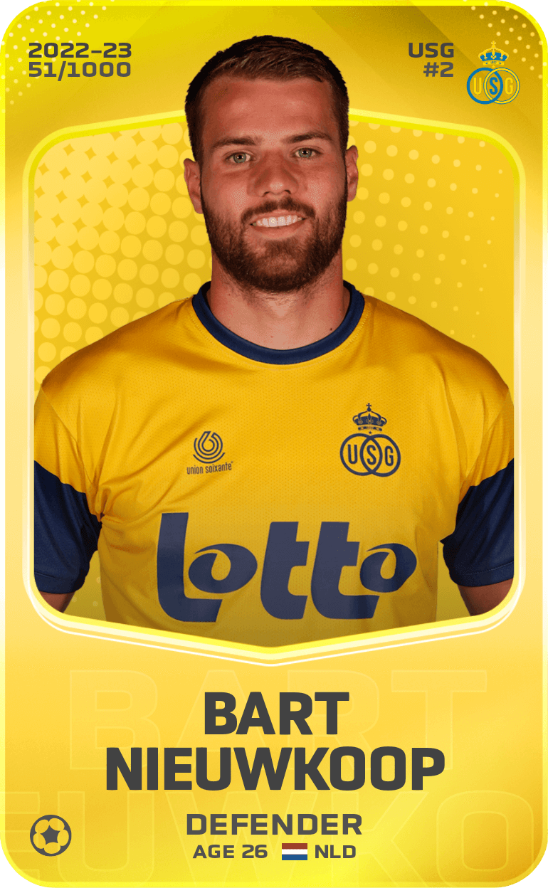 Bart Nieuwkoop 2022-23 • Limited 51/1000