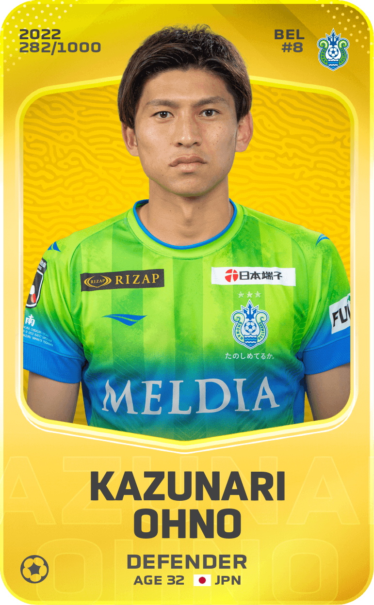 Kazunari Ohno 2022-23 • Limited 282/1000