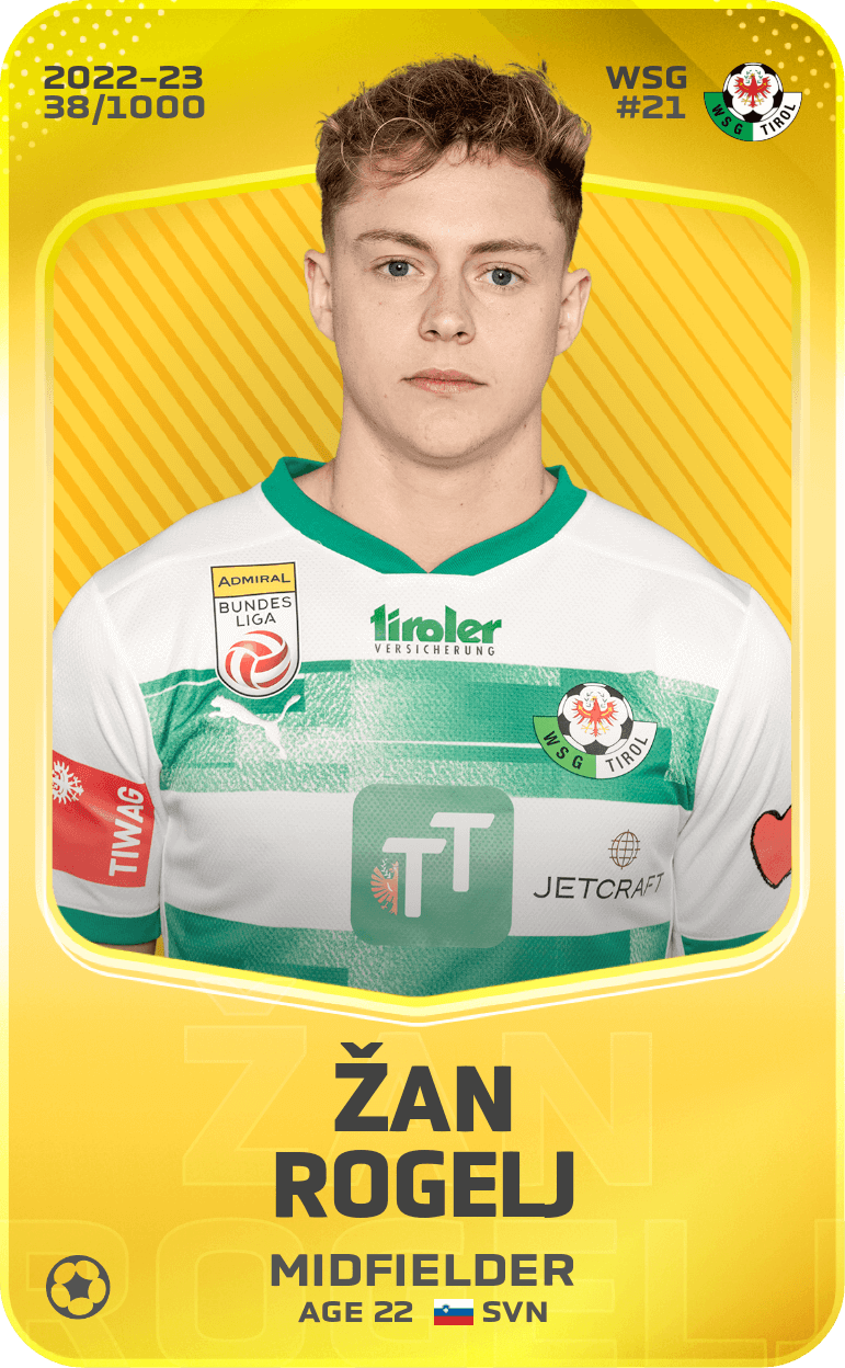 Žan Rogelj 2022-23 • Limited 38/1000