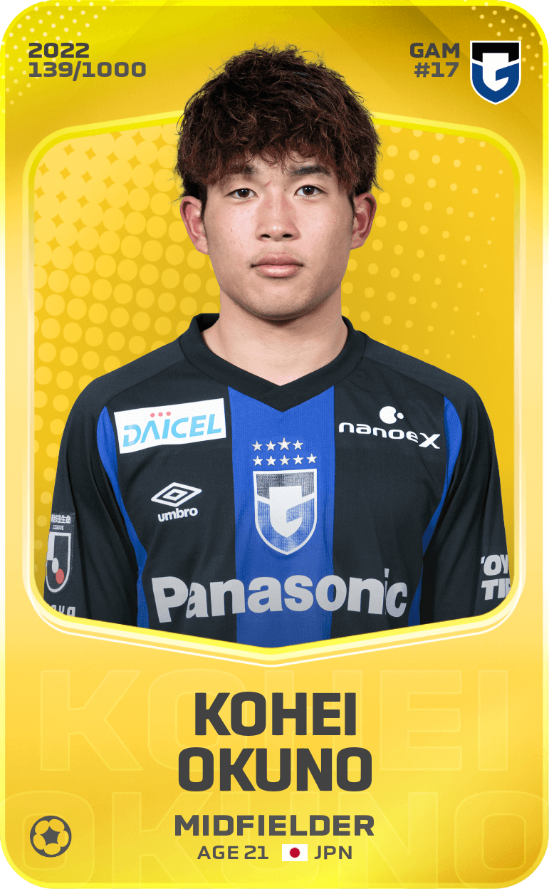 Kohei Okuno 2022-23 • Limited 139/1000