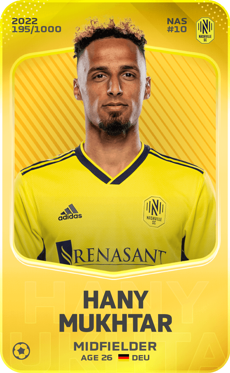 Hany Mukhtar 2022-23 • Limited 195/1000