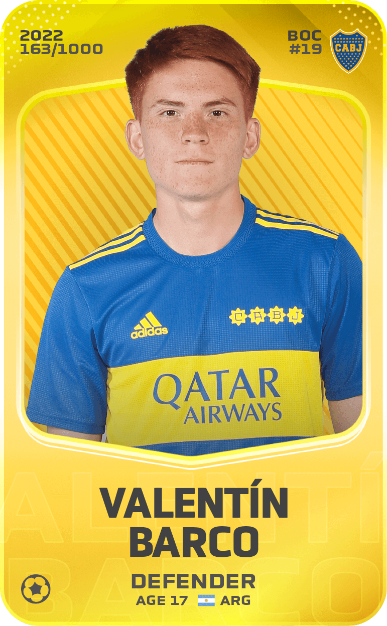 Valentín Barco 2022-23 • Limited 163/1000