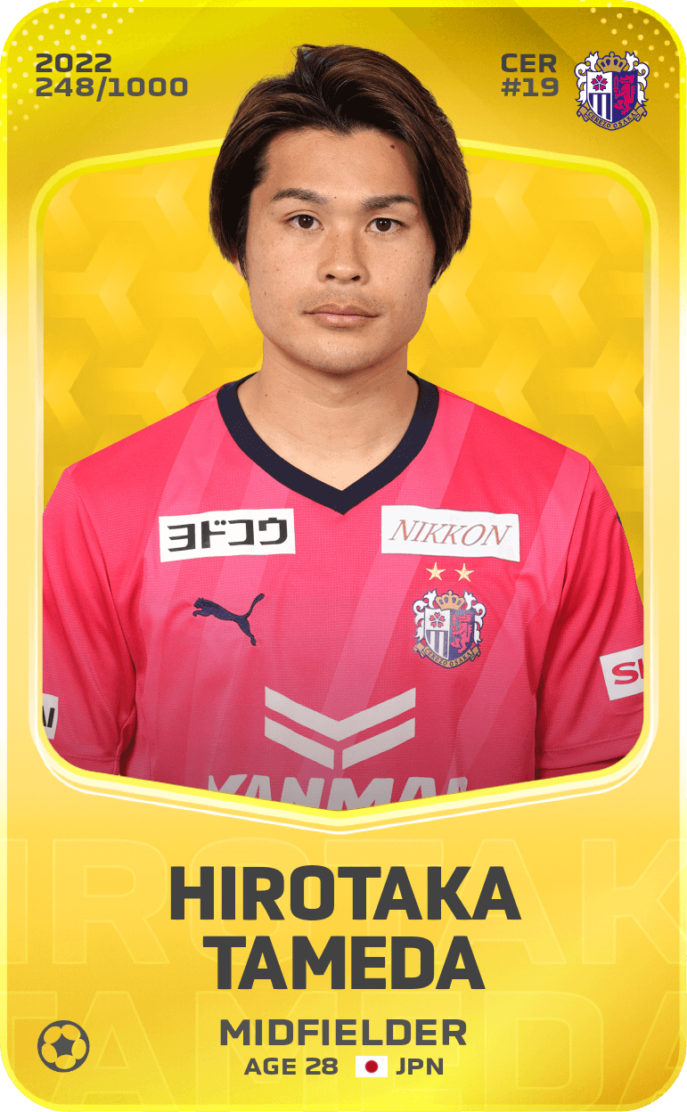 Hirotaka Tameda 2022-23 • Limited 248/1000