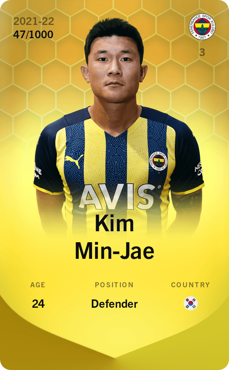Kim Min-Jae 2021-22 • Limited 47/1000