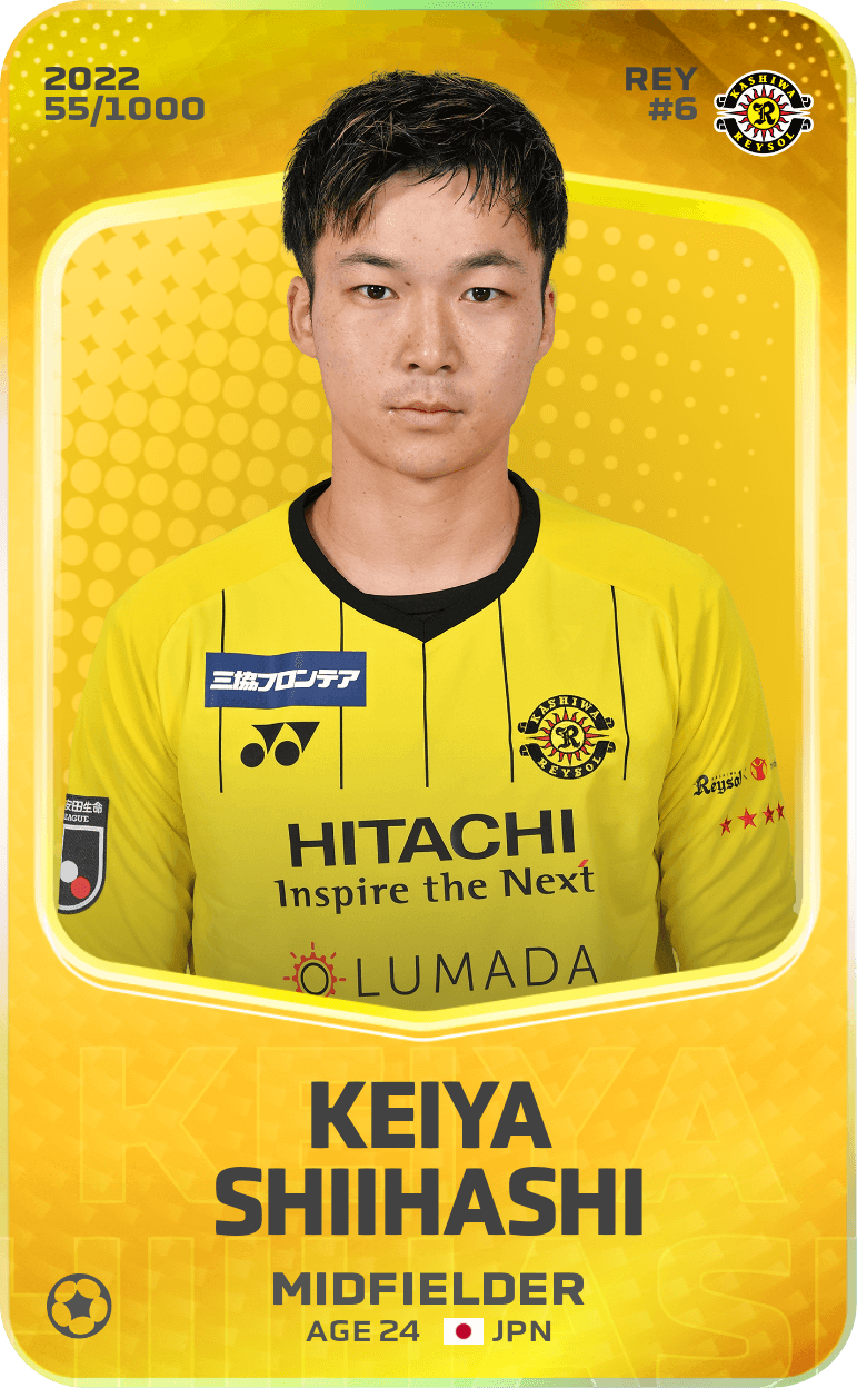 Keiya Shiihashi 2022-23 • Limited 55/1000