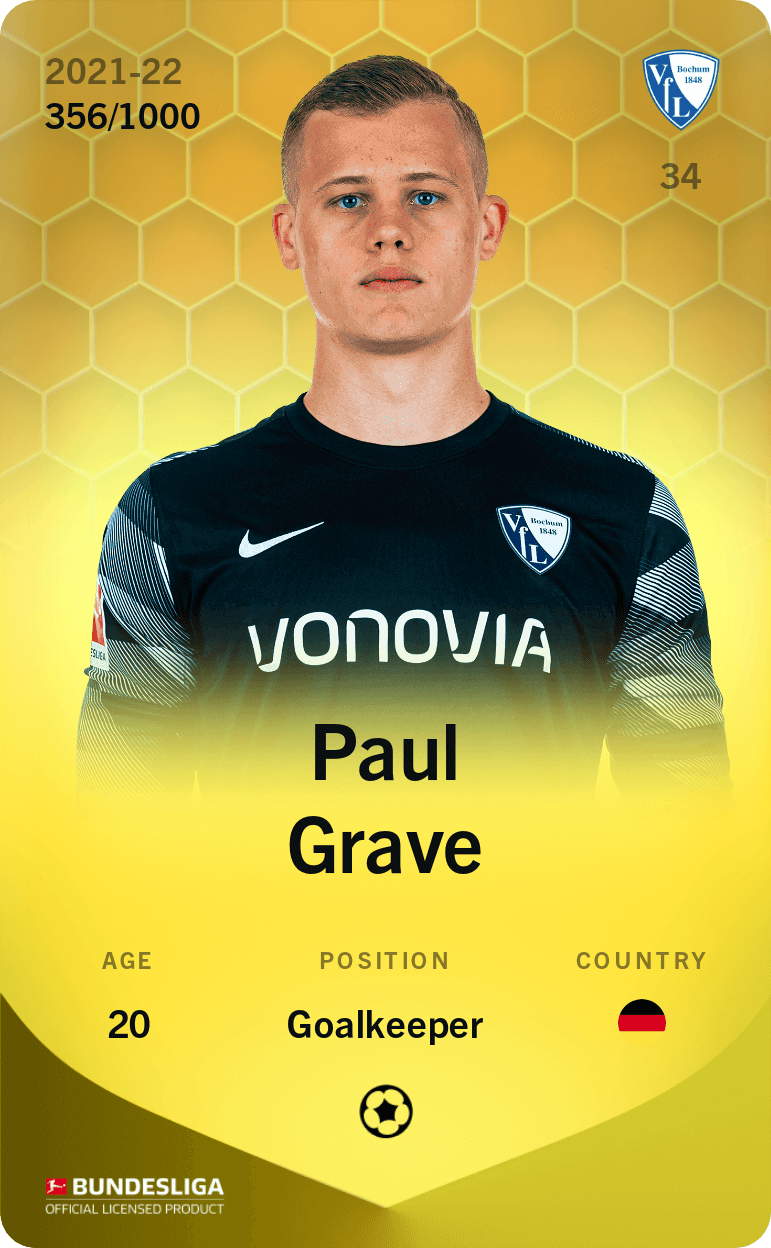 Paul Grave 2021-22 • Limited 356/1000