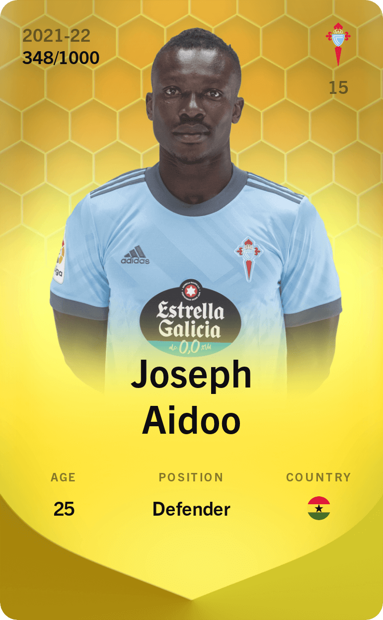 Joseph Aidoo 2021-22 • Limited 348/1000