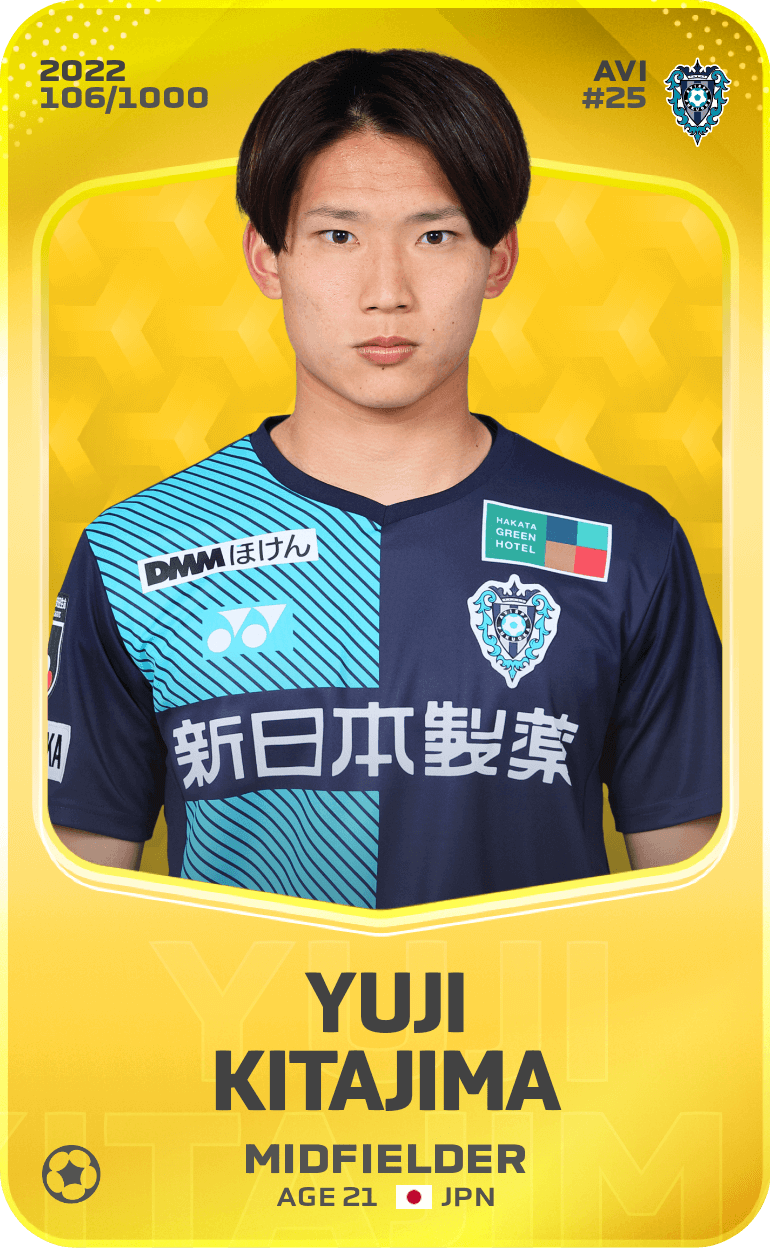 Yuji Kitajima 2022-23 • Limited 106/1000