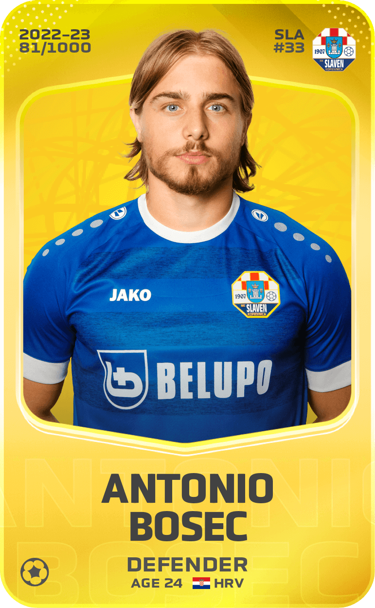 Antonio Bosec 2022-23 • Limited 81/1000