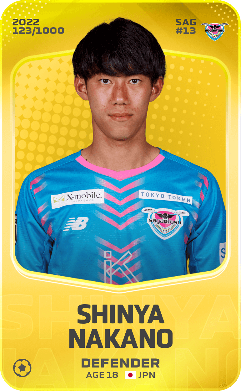 Shinya Nakano 2022-23 • Limited 123/1000