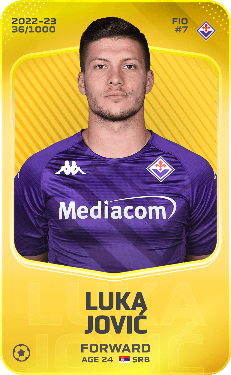 Luka Jović 2022-23 • Limited 36/1000
