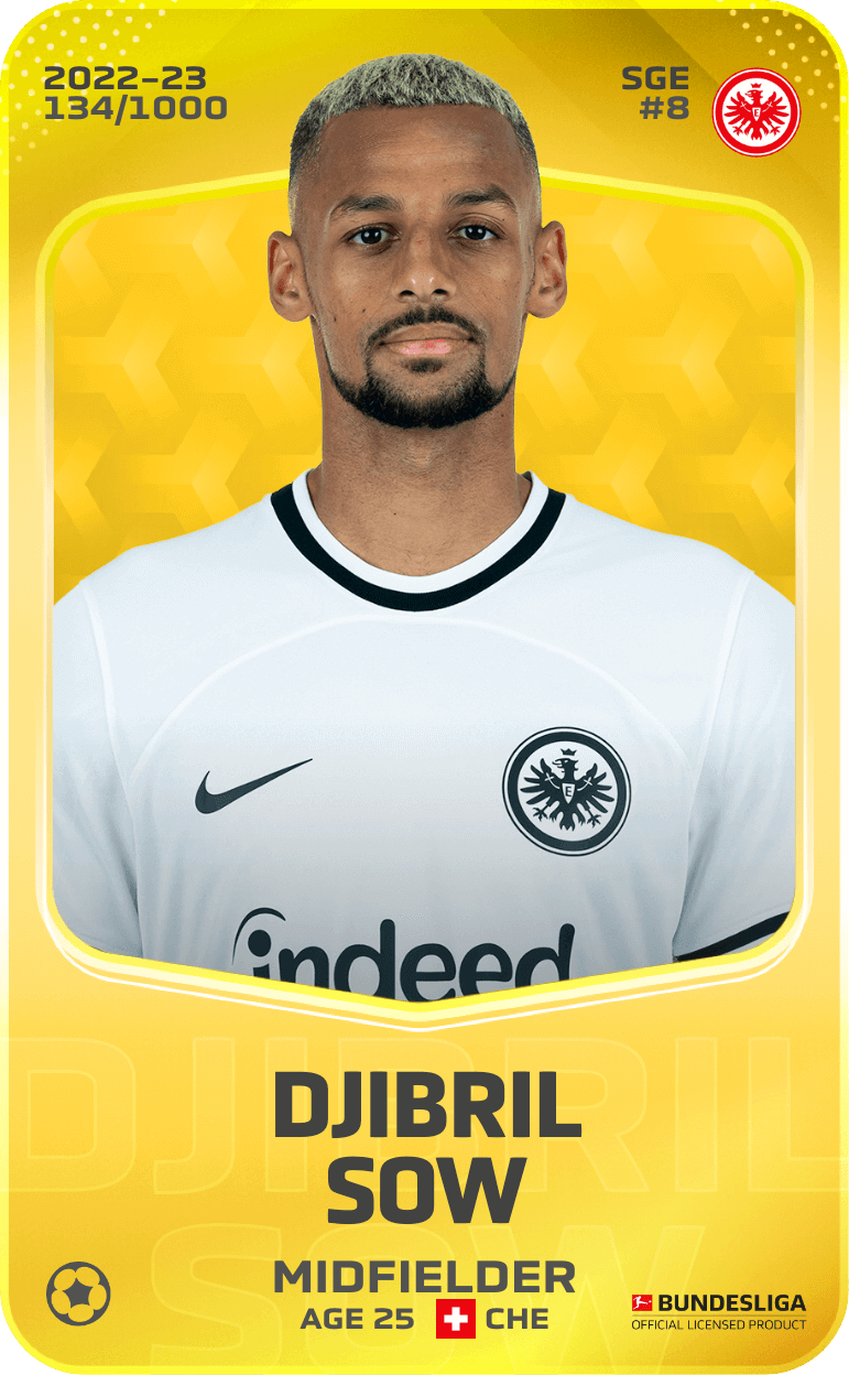 Djibril Sow 2022-23 • Limited 134/1000