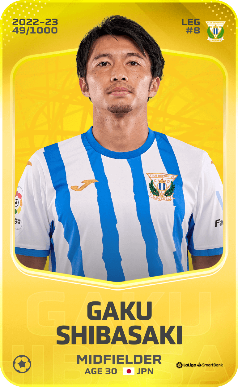 Gaku Shibasaki 2022-23 • Limited 49/1000