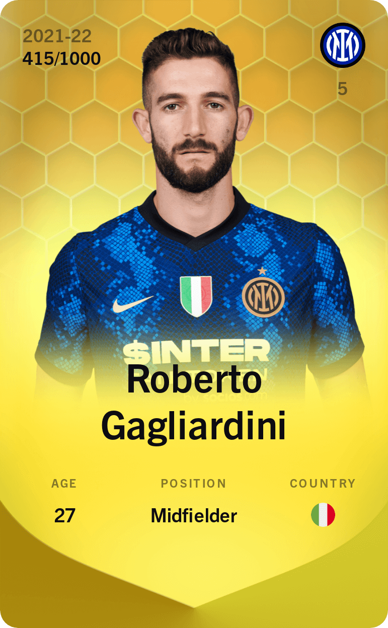 Roberto Gagliardini 2021-22 • Limited 415/1000
