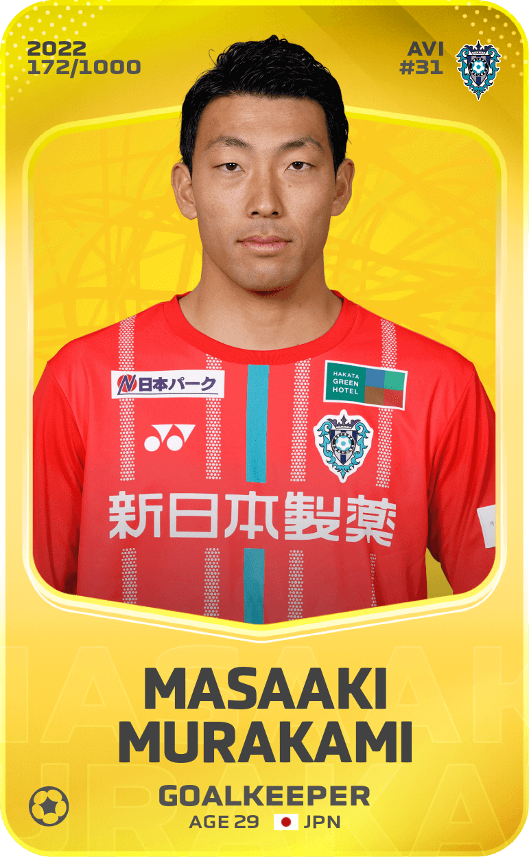 Masaaki Murakami 2022-23 • Limited 172/1000