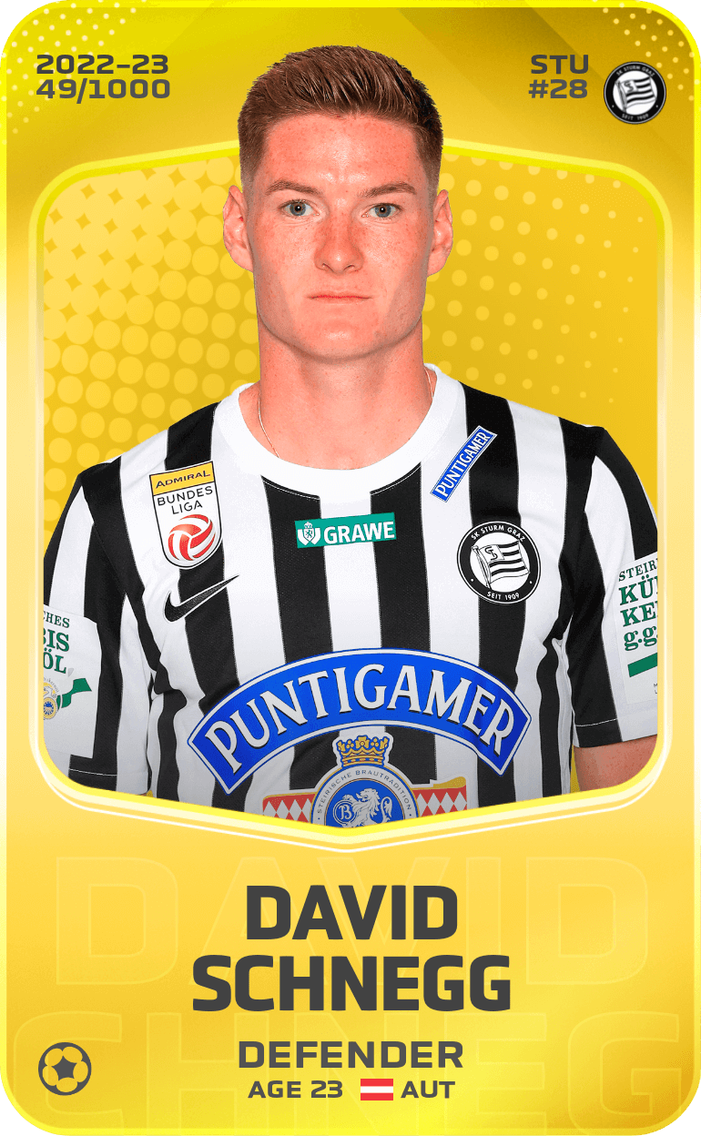 David Schnegg 2022-23 • Limited 49/1000