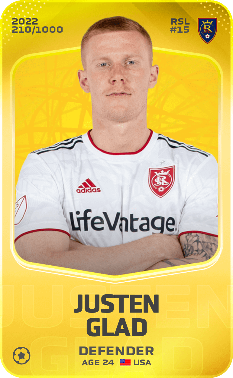 Justen Glad 2022-23 • Limited 210/1000