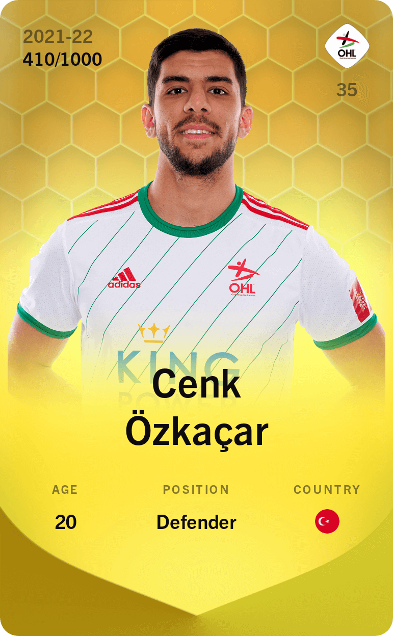 Cenk Özkaçar 2021-22 • Limited 410/1000