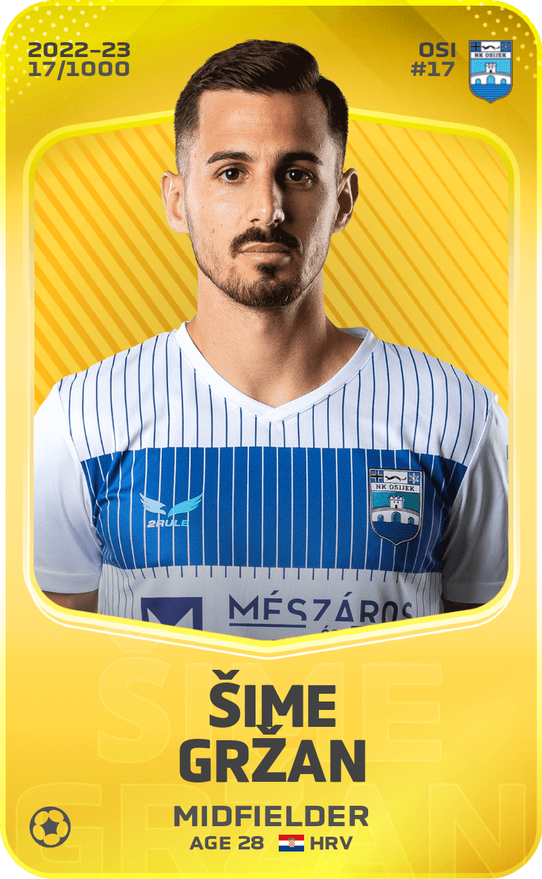 Šime Gržan 2022-23 • Limited 17/1000