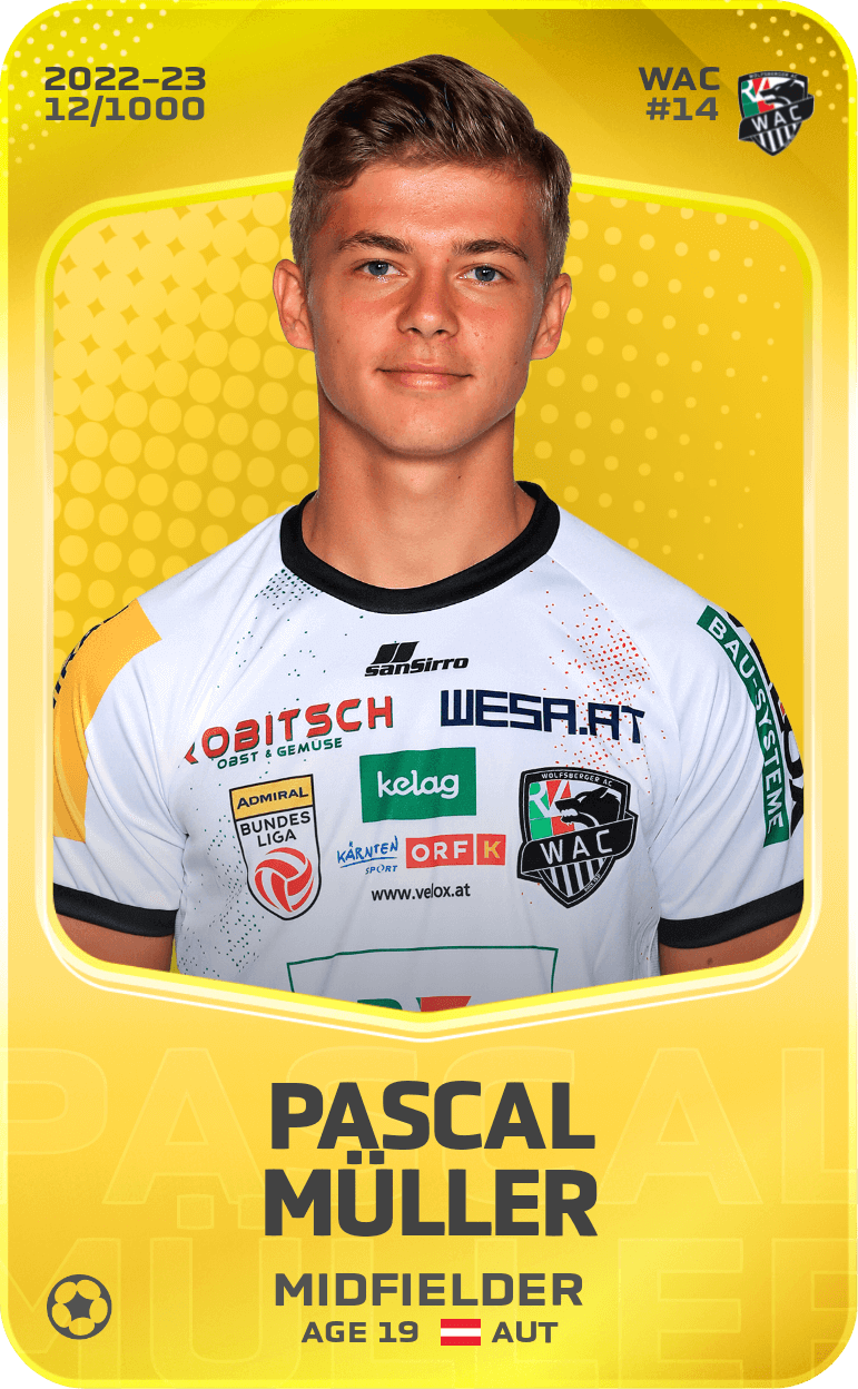 Pascal Müller 2022-23 • Limited 12/1000