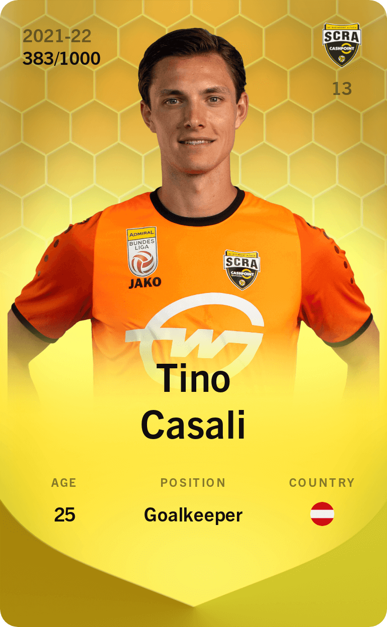 Tino Casali 2021-22 • Limited 383/1000
