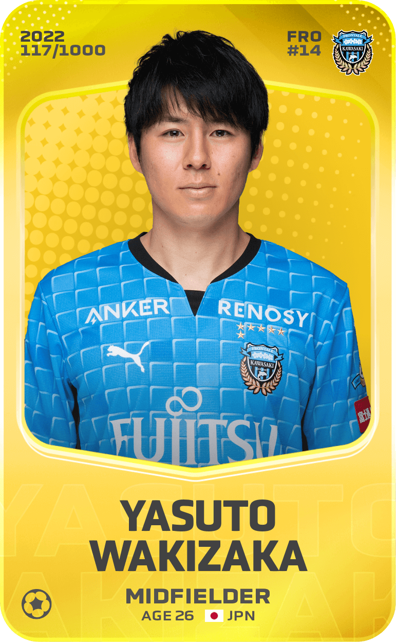 Yasuto Wakizaka 2022-23 • Limited 117/1000