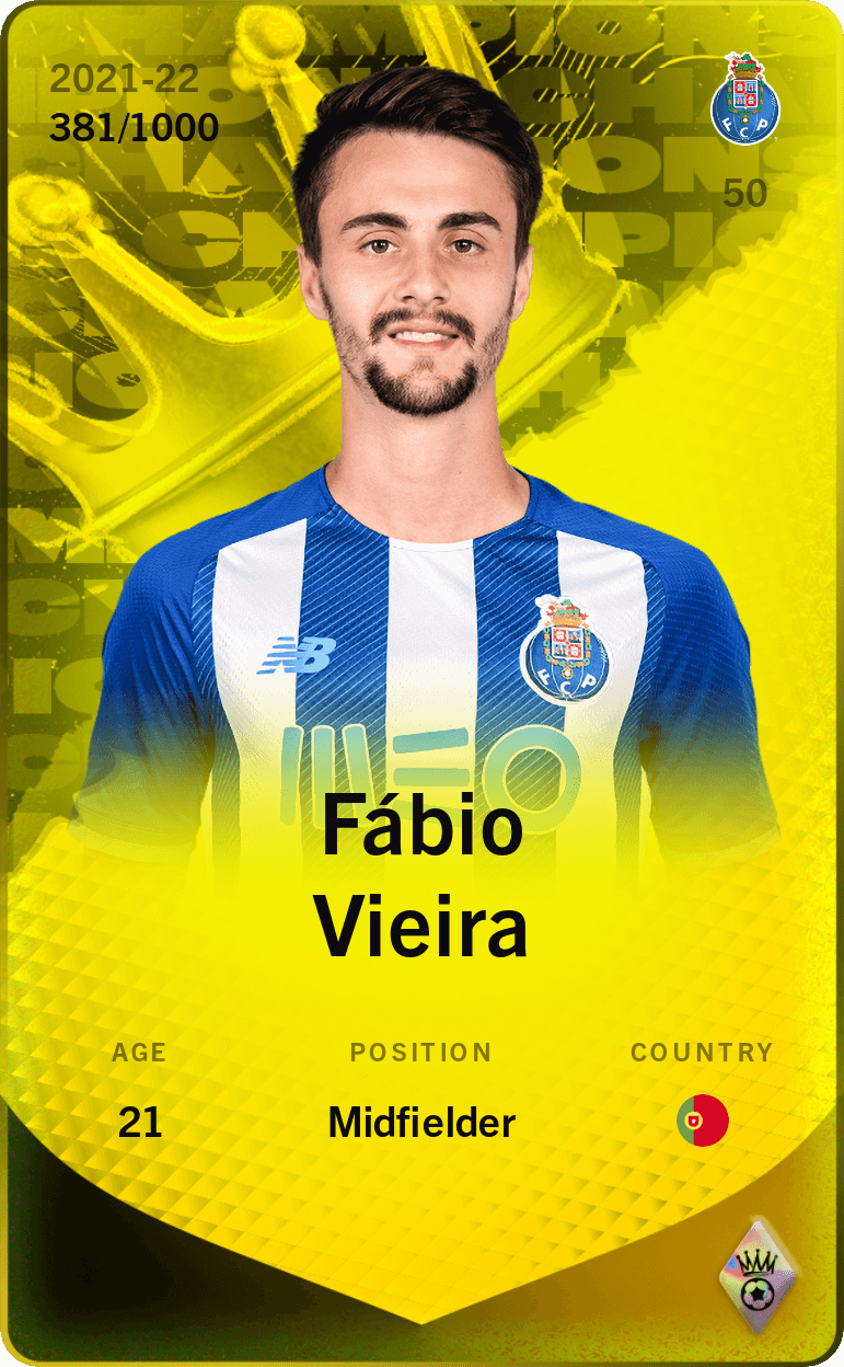 Fábio Vieira 2021-22 • Limited 381/1000