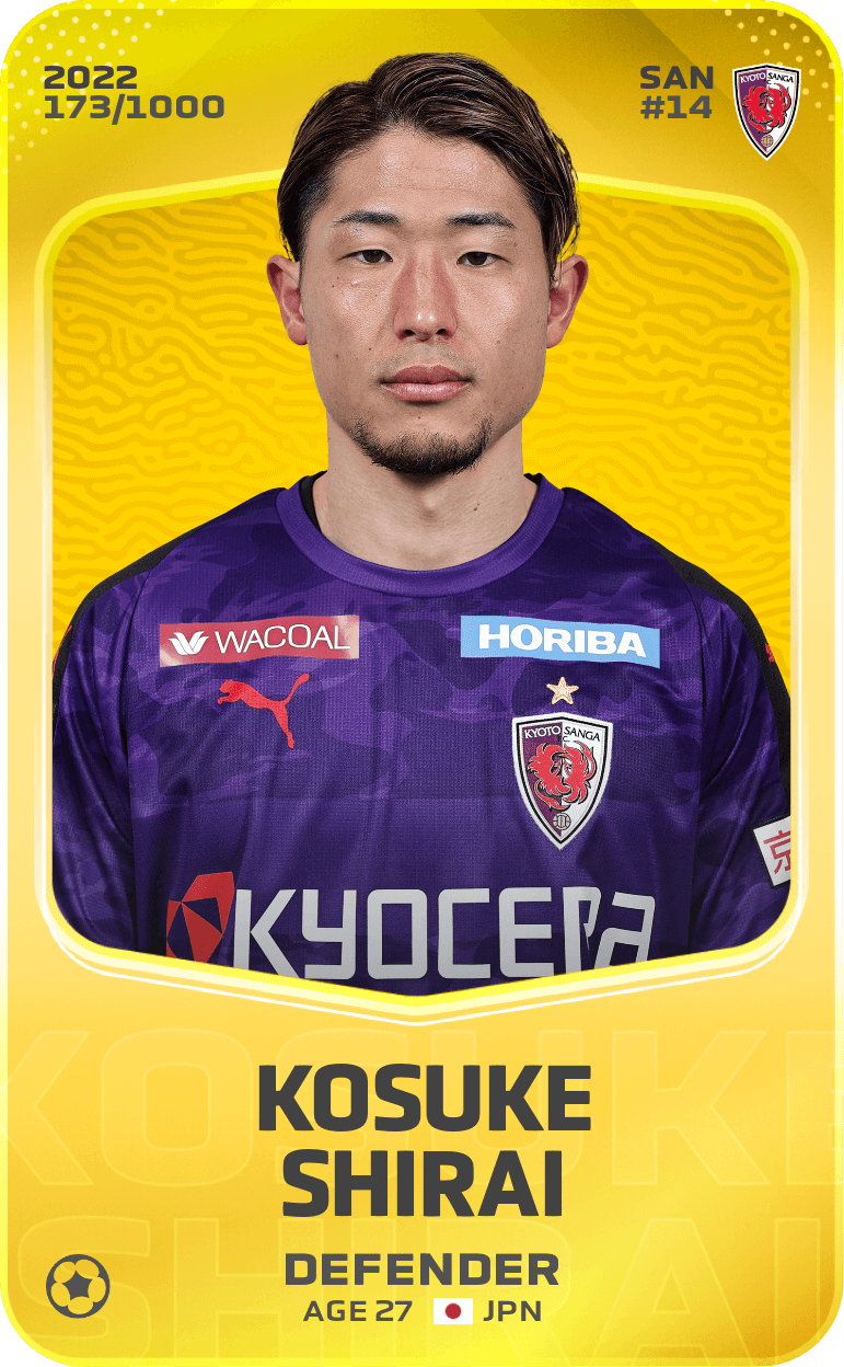 Kosuke Shirai 2022-23 • Limited 173/1000