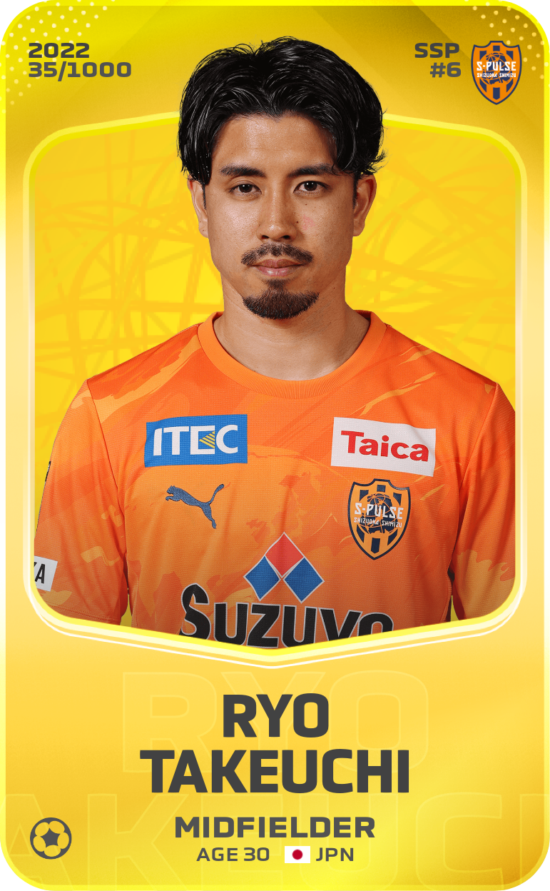 Sorare - Sorare Official - Ryo Takeuchi 2022-23 • Limited 35/1000 - NFT # 70895054217124227712955794556706078712628362952543135963861277406467987128312