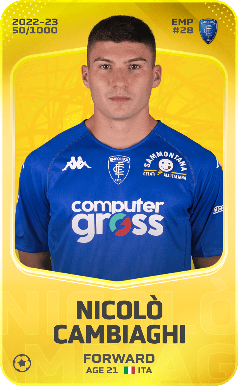 Nicolò Cambiaghi 2022-23 • Limited 50/1000