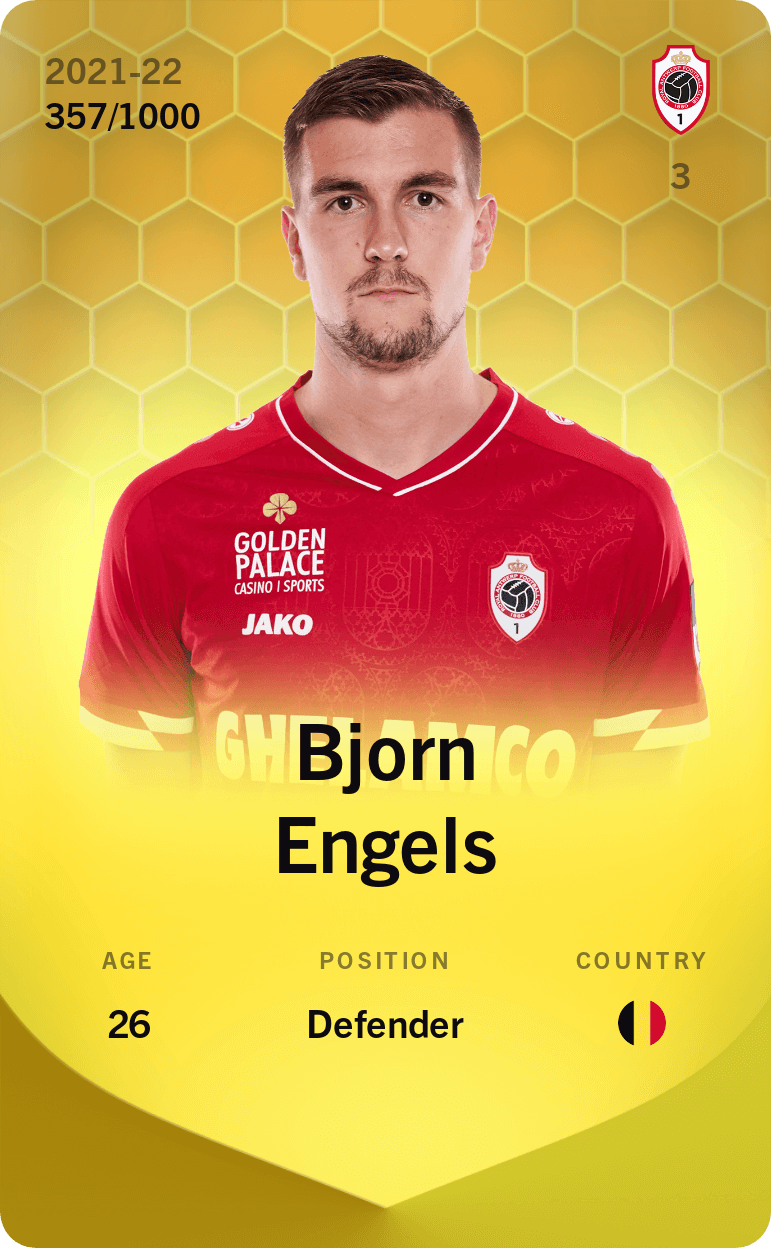 Bjorn Engels 2021-22 • Limited 357/1000