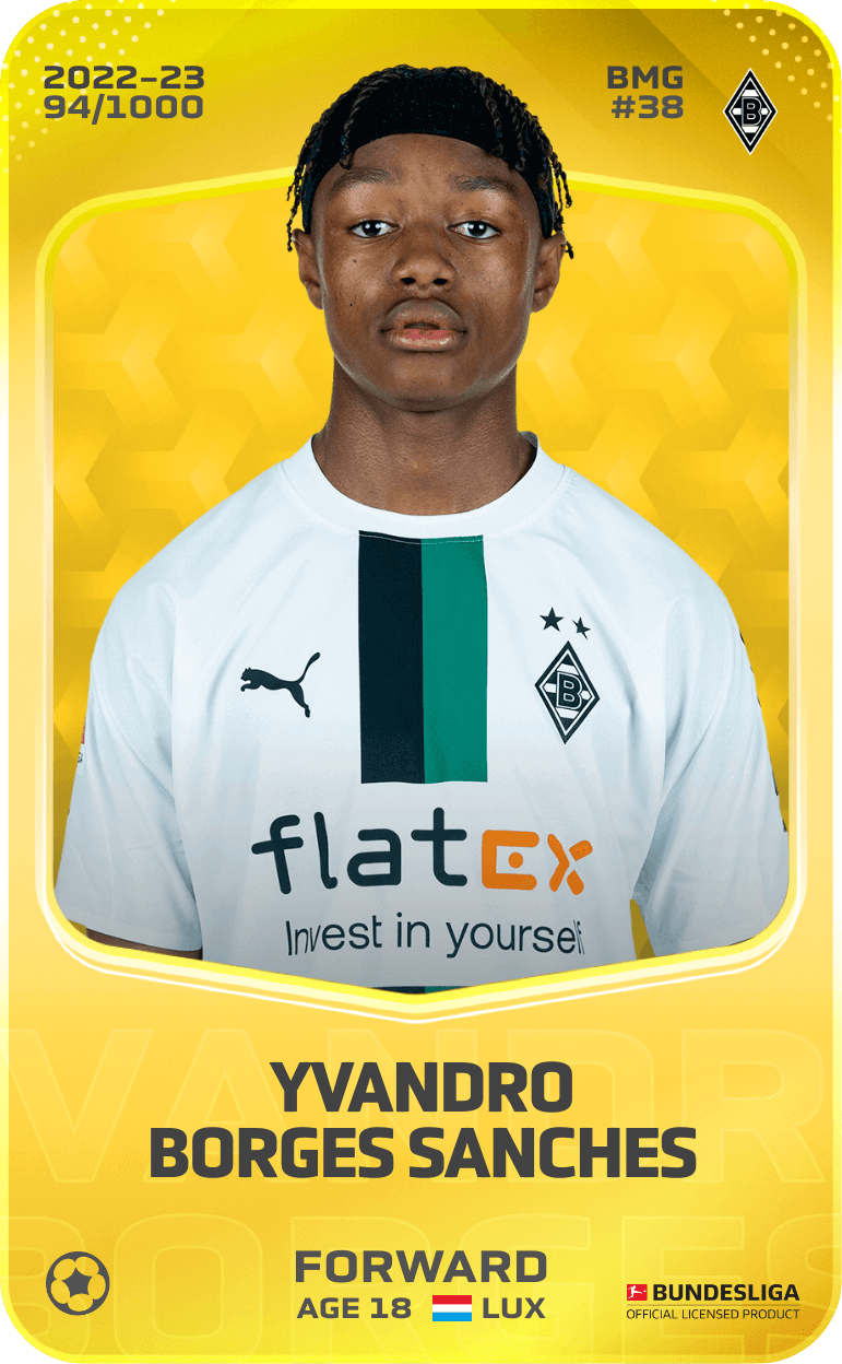 Yvandro Borges Sanches 2022-23 • Limited 94/1000