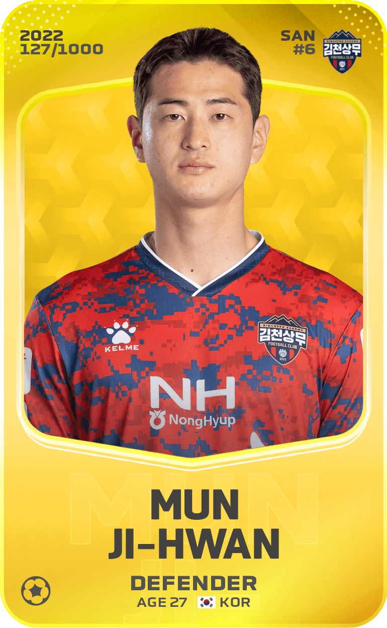 Mun Ji-Hwan 2022-23 • Limited 127/1000