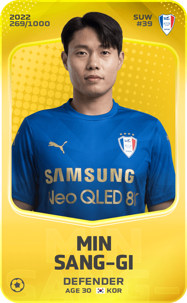 Min Sang-Gi 2022-23 • Limited 269/1000
