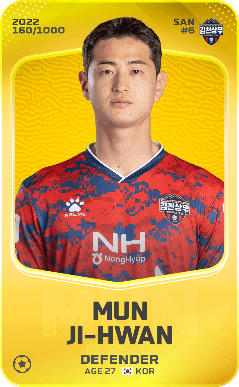 Mun Ji-Hwan 2022-23 • Limited 160/1000