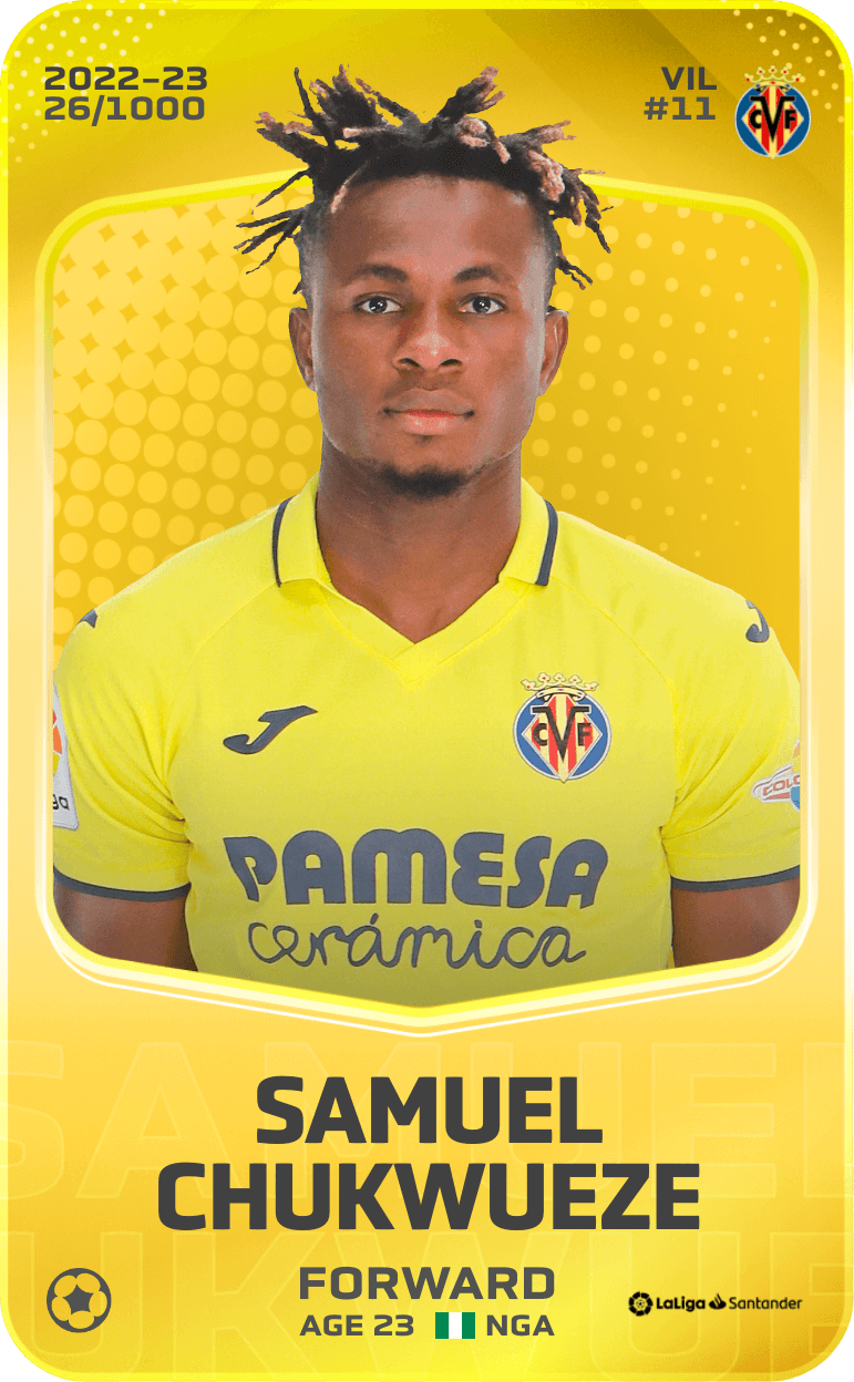 Samuel Chukwueze 2022-23 • Limited 26/1000