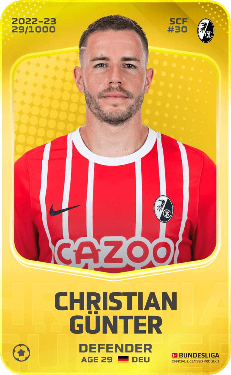 Christian Günter 2022-23 • Limited 29/1000
