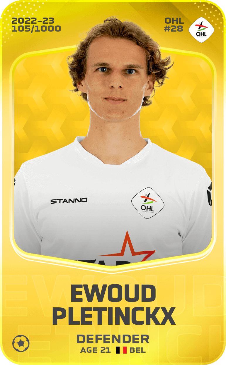 Ewoud Pletinckx 2022-23 • Limited 105/1000