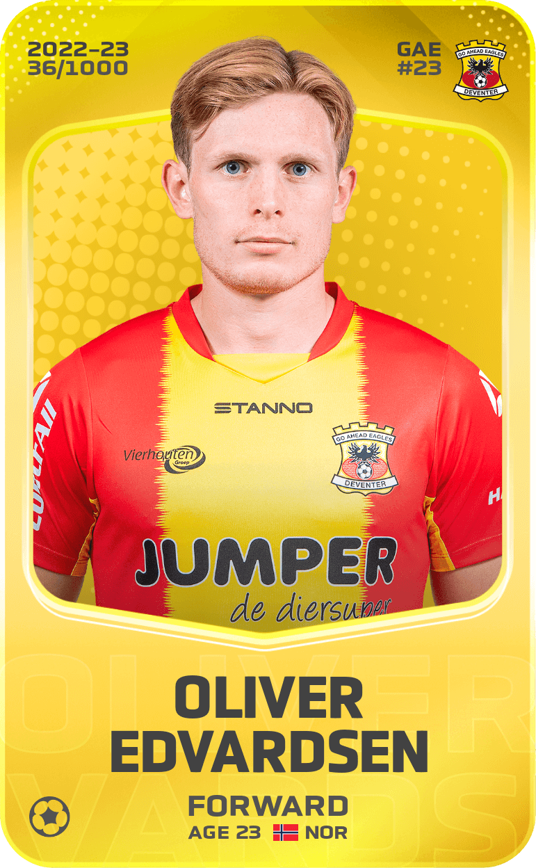 Oliver Edvardsen 2022-23 • Limited 36/1000