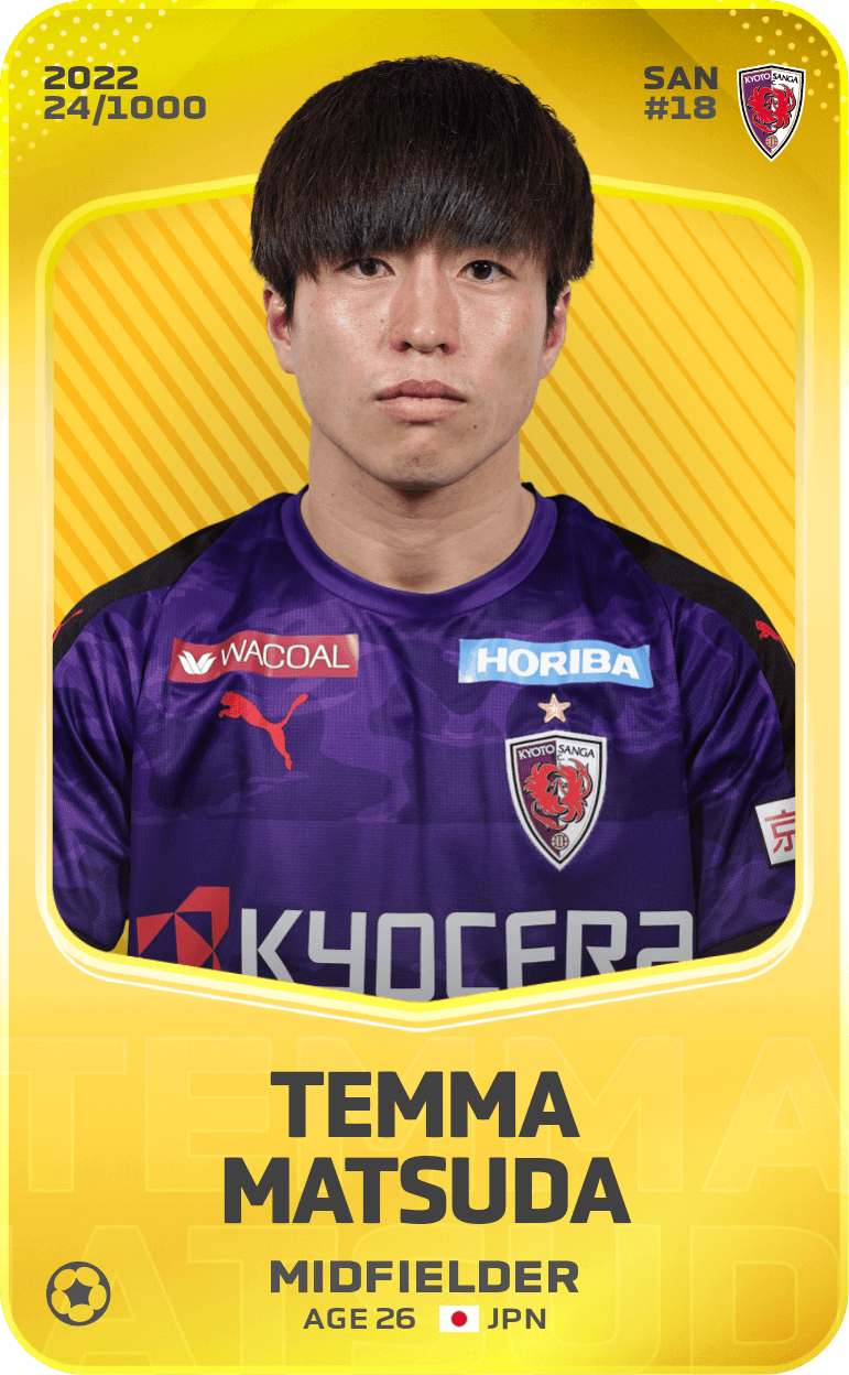 Temma Matsuda 2022-23 • Limited 24/1000