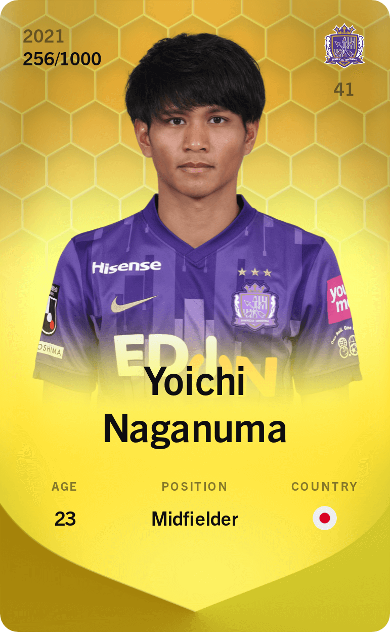 Yoichi Naganuma 2021-22 • Limited 256/1000