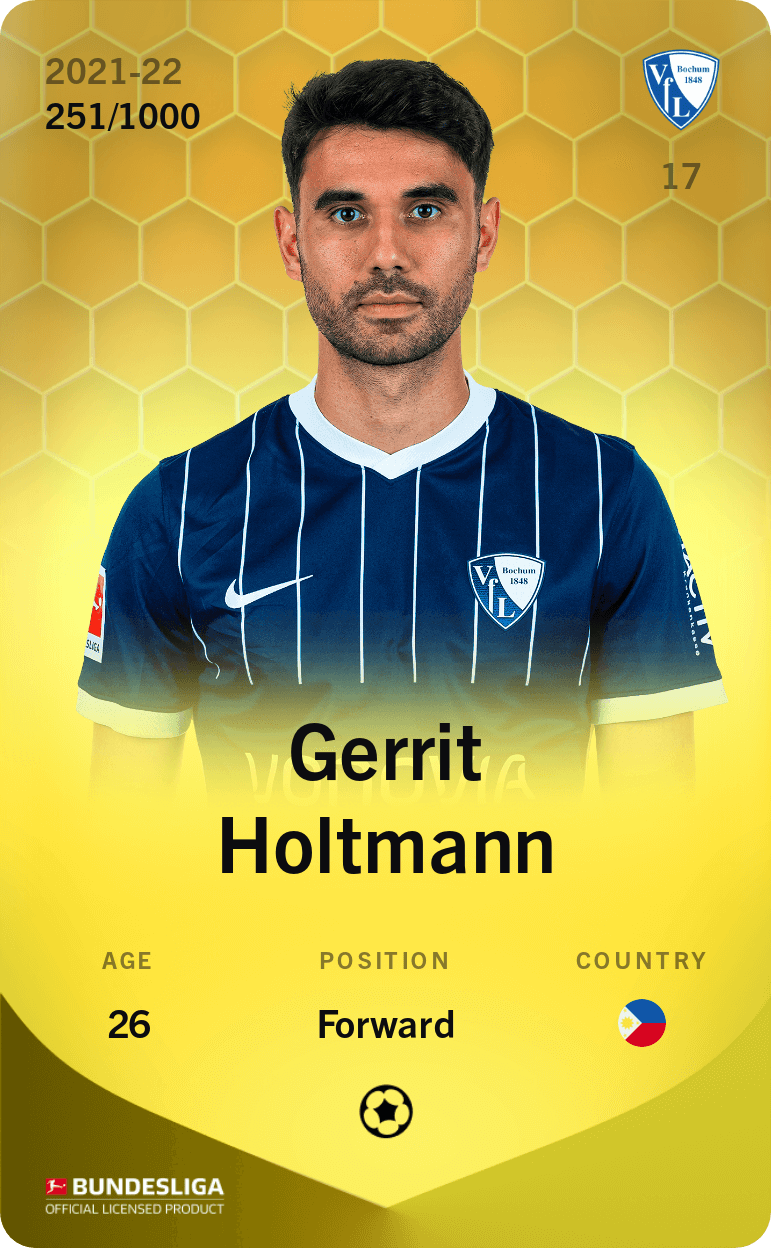 Gerrit Holtmann 2021-22 • Limited 251/1000