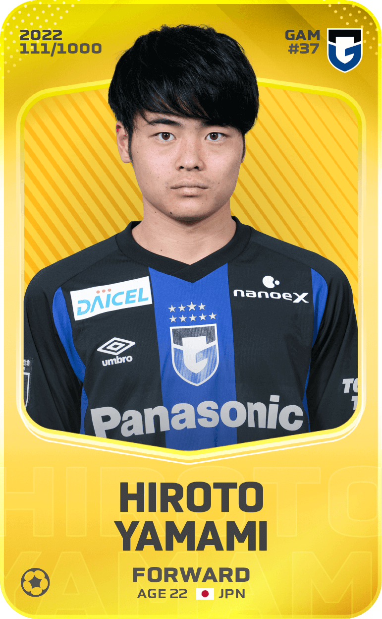 Hiroto Yamami 2022-23 • Limited 111/1000