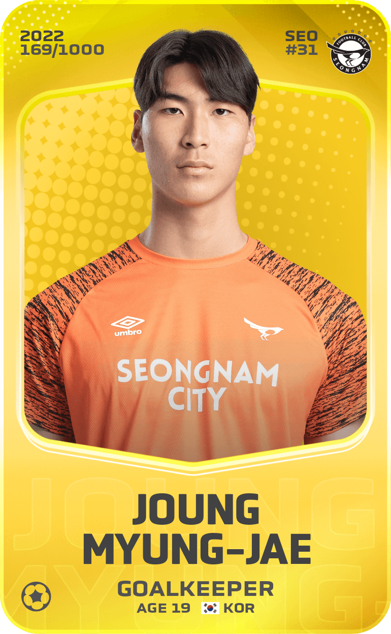 Joung Myung-Jae 2022-23 • Limited 169/1000