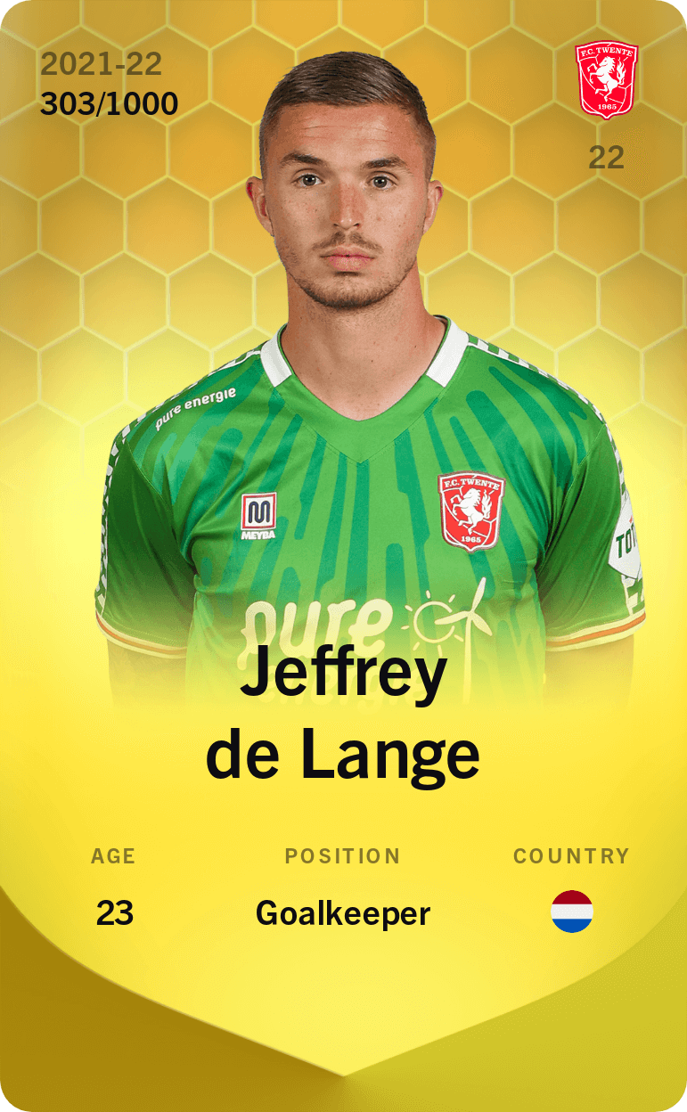Jeffrey de Lange 2021-22 • Limited 303/1000