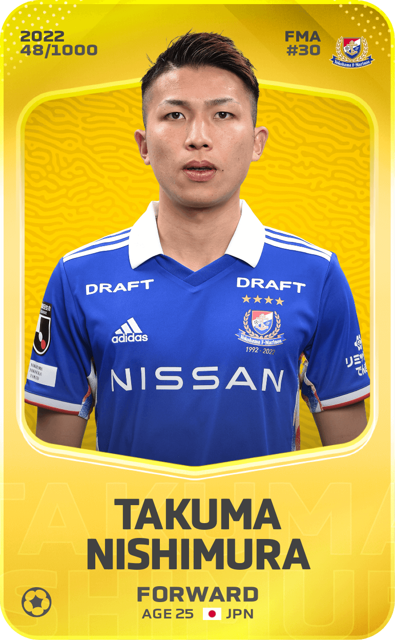 Takuma Nishimura 2022-23 • Limited 48/1000