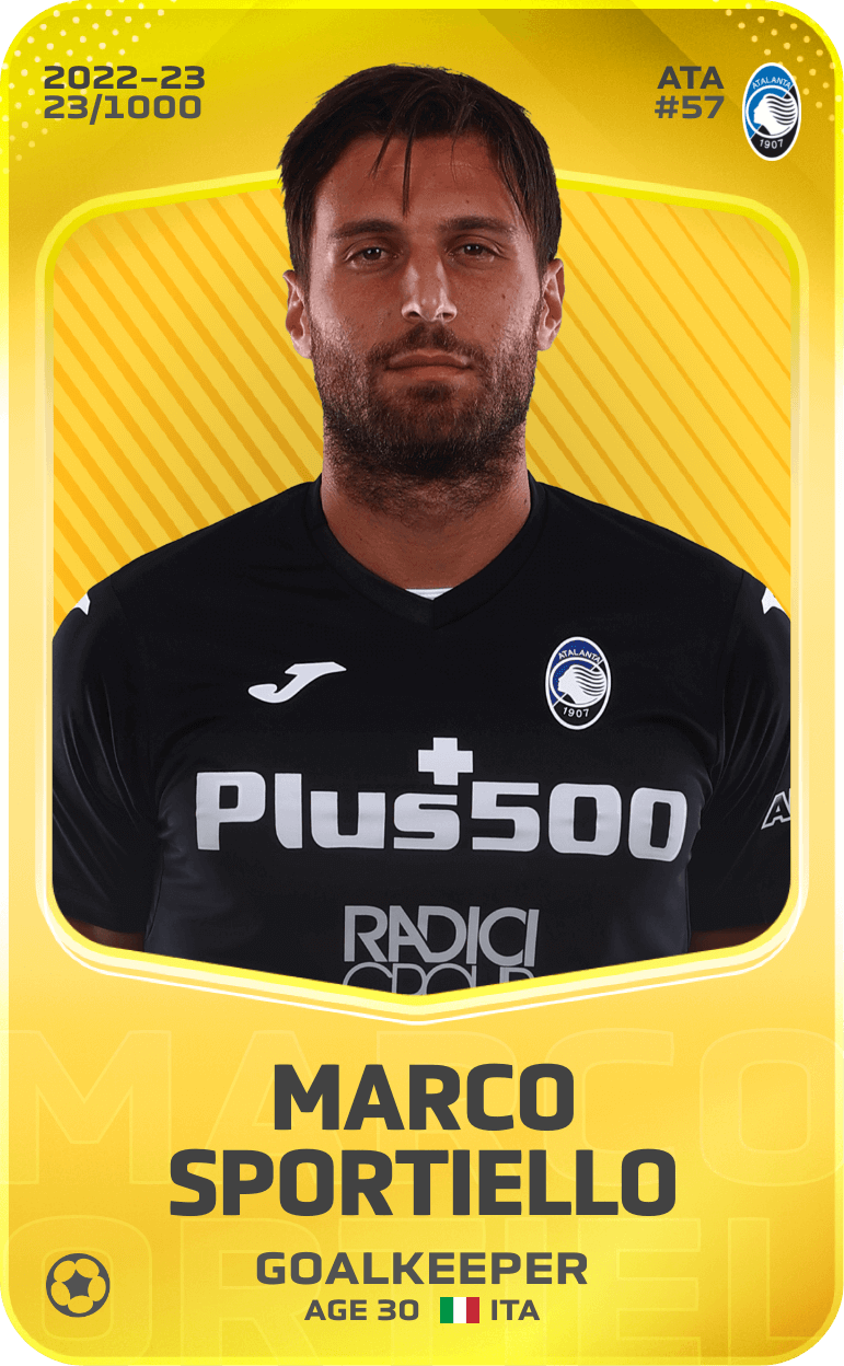 Marco Sportiello 2022-23 • Limited 23/1000