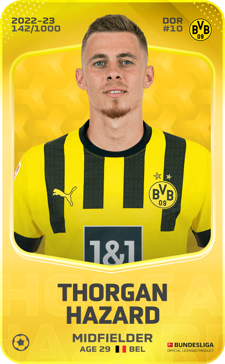 Thorgan Hazard 2022-23 • Limited 142/1000